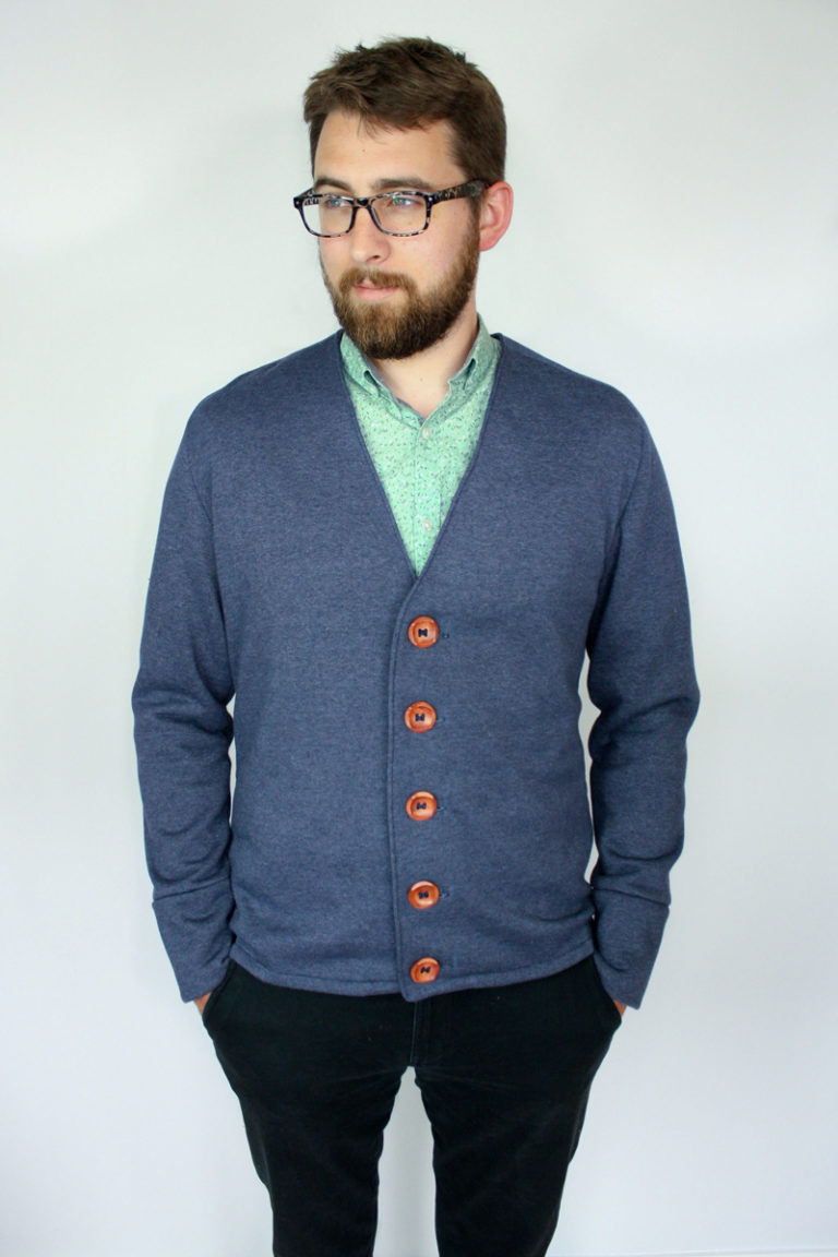 The Auden Men’s Cardigan – Jennifer Lauren Handmade