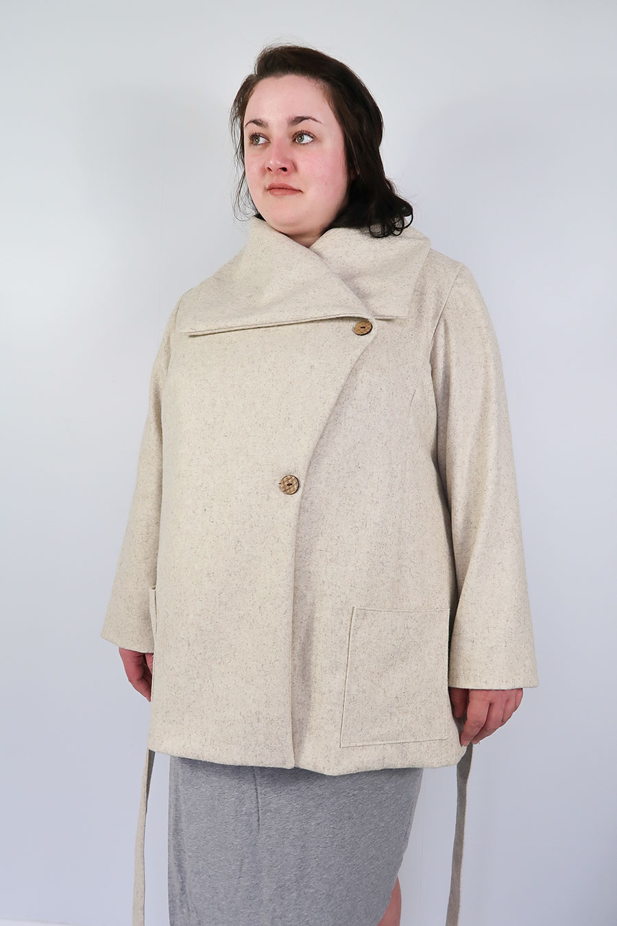 The Willa Wrap Coat – Jennifer Lauren Handmade