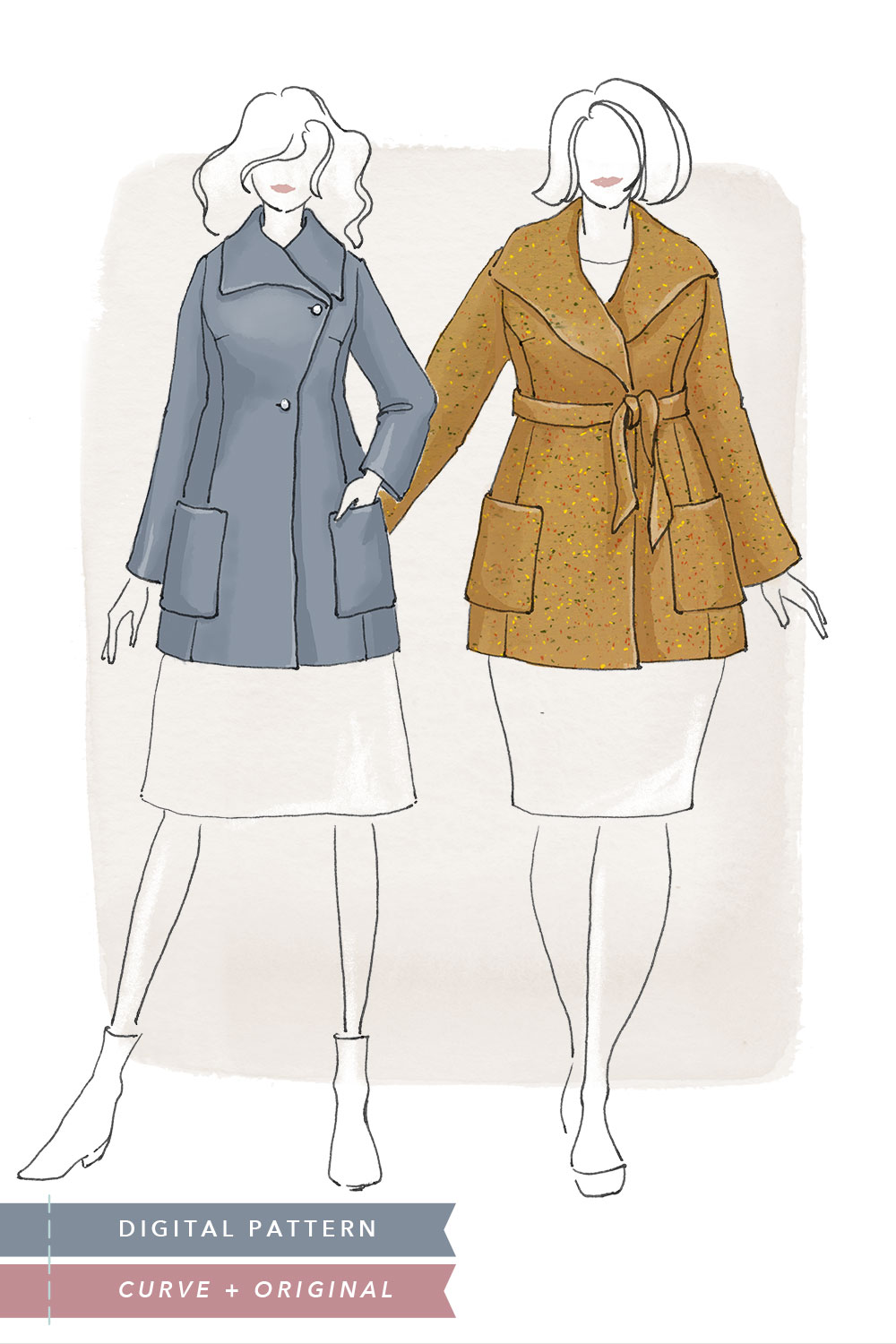 The Willa Wrap Coat – Jennifer Lauren Handmade